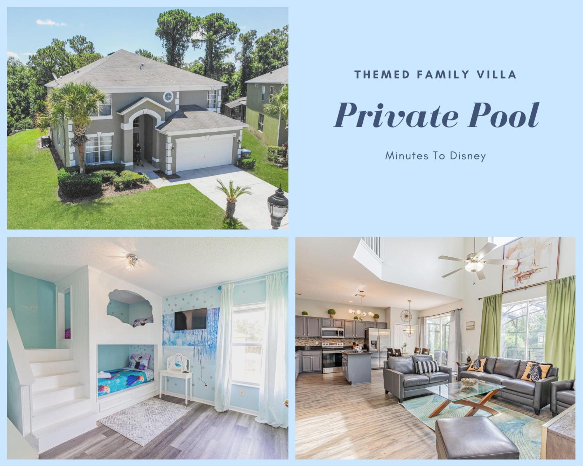 Themed Villa, 12 Min To Disney, Resort Access أورلاندو المظهر الخارجي الصورة
